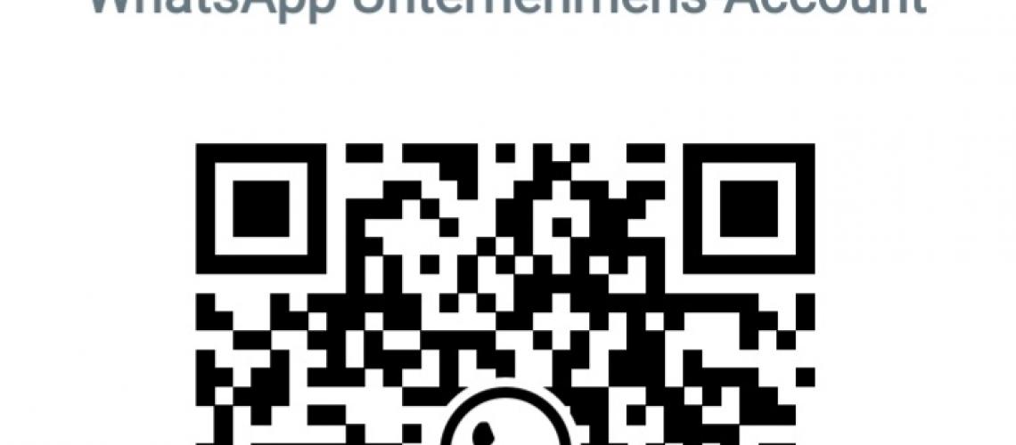 For a free call scan QR to ad us to Your WhatsApp contacts