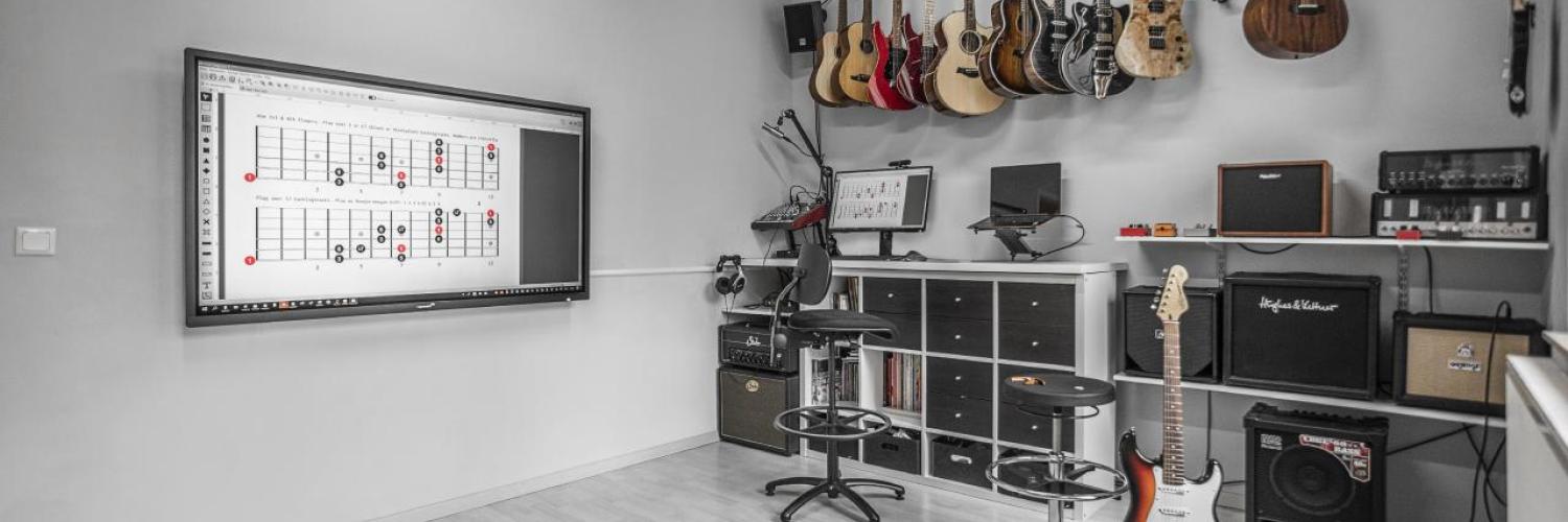 Musikunterricht mit Smart Boards in Wiesbaden an My Music Lab